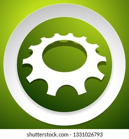 Gear, cogwheel icon for repair, developement and such themes