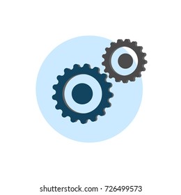 Vector de la ilustración del engranaje