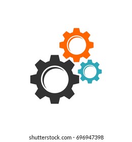 Gear Cogwheel Logo Template Illustration Design. Vector EPS 10.