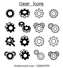 Gear, Cogwheel , Repair icon set