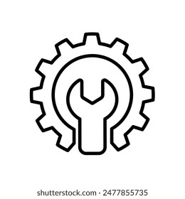 gear, cogwheel, setting - icon showing	