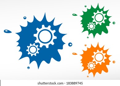 Gear - color blob
