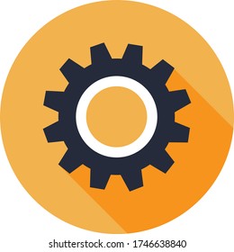 Gear color Icon design Vector