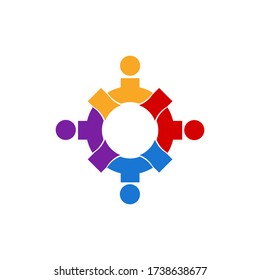 gear community vector design template illustration