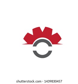 gear concept icon logo design