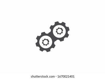Gear Concept Logo Design Template