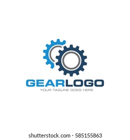 gear concept logo icon vector template