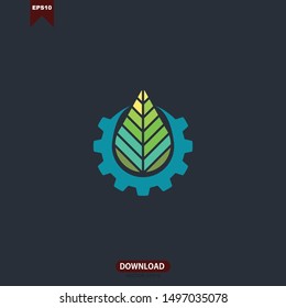 GEAR concept logo vector design template