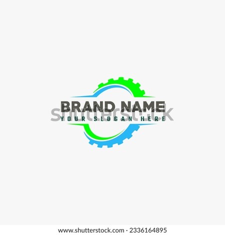 Gear  Design Logo. logo icon template