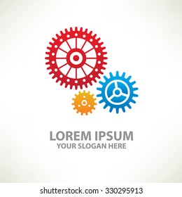 Gear design,logo template,clean vector