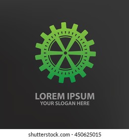 Gear design,logo template,clean vector