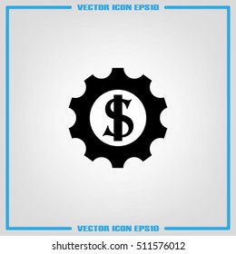 gear dollar icon