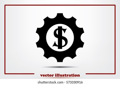 gear dollar icon