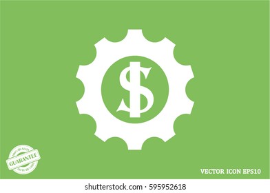 gear dollar icon