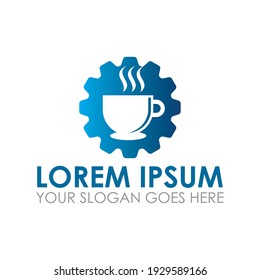 gear drink vector , restaurant logo