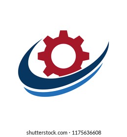 gear engine technology icon logo template