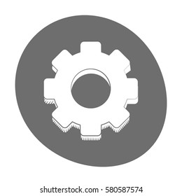 gear engineer work cooperation icon color