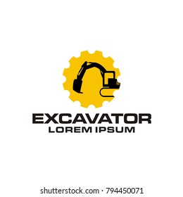 gear excavator logo