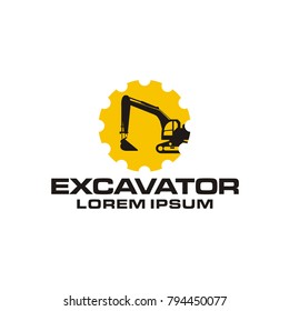 gear excavator logo