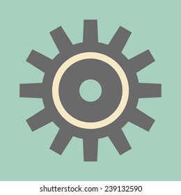 Gear Flat Icon