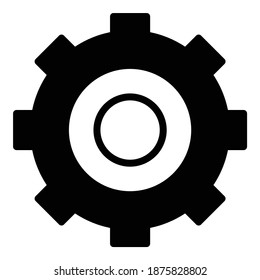 Zahnfett-Symbol einzeln auf weißem Hintergrund