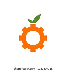 elemento de diseño del logotipo del icono del vector de la fruta