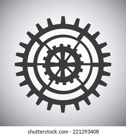 gear graphic design, vector illustration