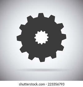 Gear Graphic Design Vector Illustration Stock Vector (Royalty Free ...