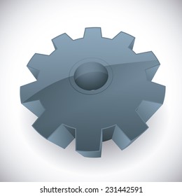 gear graphic design , vector illustration