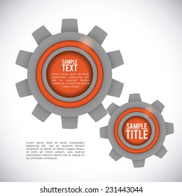 gear graphic design , vector illustration