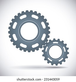 gear graphic design , vector illustration