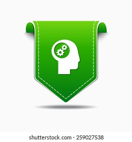Gear Green Vector Icon Design