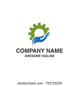 gear hand care technology logo