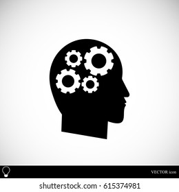 gear in hand icon, vector best flat icon, EPS