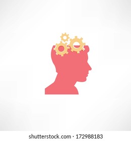 Gear head icon