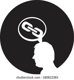 Gear head icon