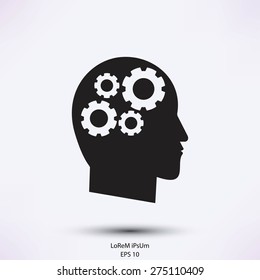 gear in head icon