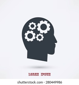 gear in head icon