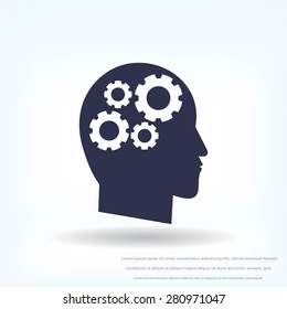 gear in head icon
