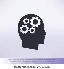 gear in head icon