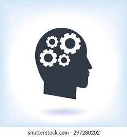 gear in head icon