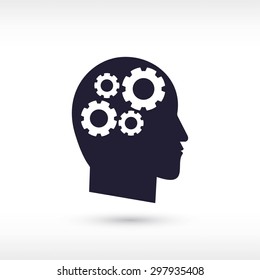 gear in head icon