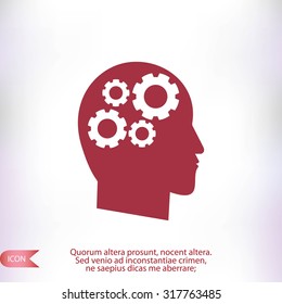 gear in head icon