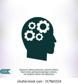 gear in head icon