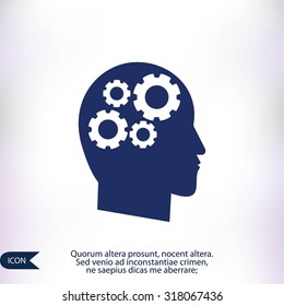 gear in head icon
