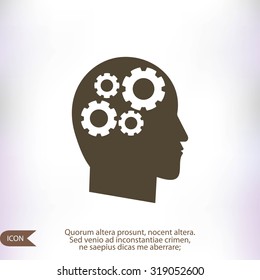 gear in head icon