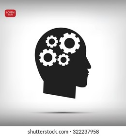 gear in head icon