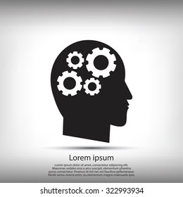 gear in head icon