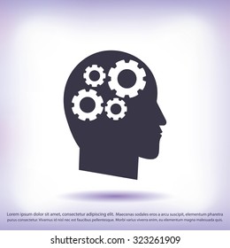 gear in head icon