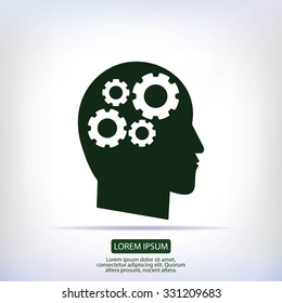 gear in head icon